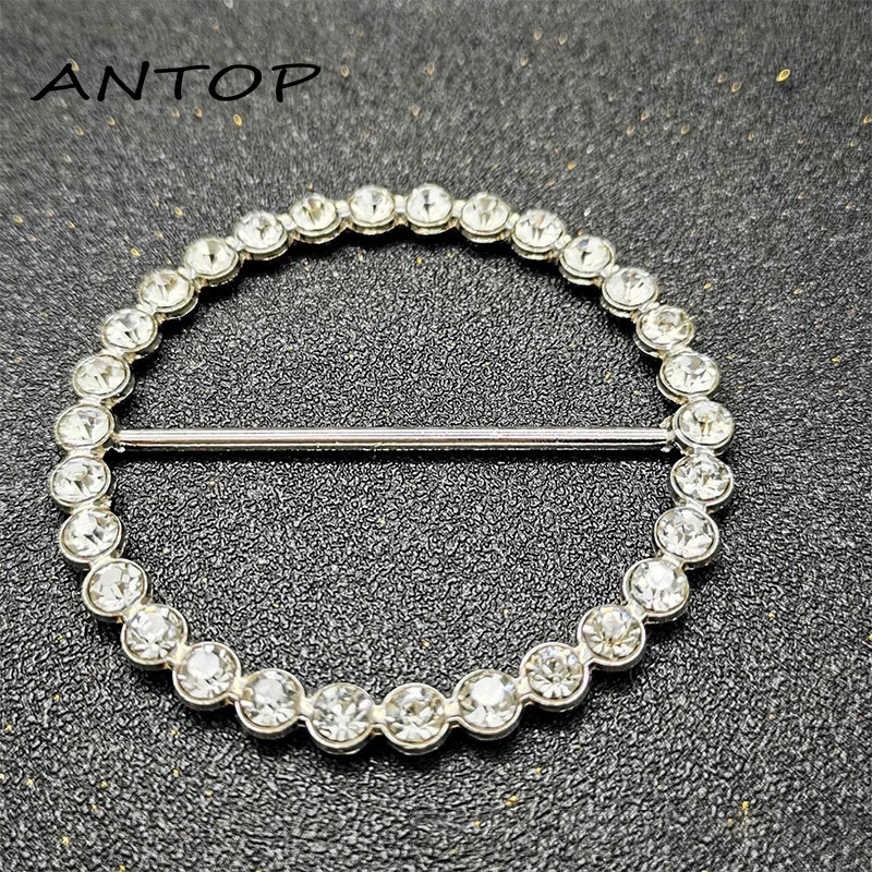 Bentuk Lingkaran Bros Dekoratif Multifungsi Yang Modis Dan Cantik ANTOP