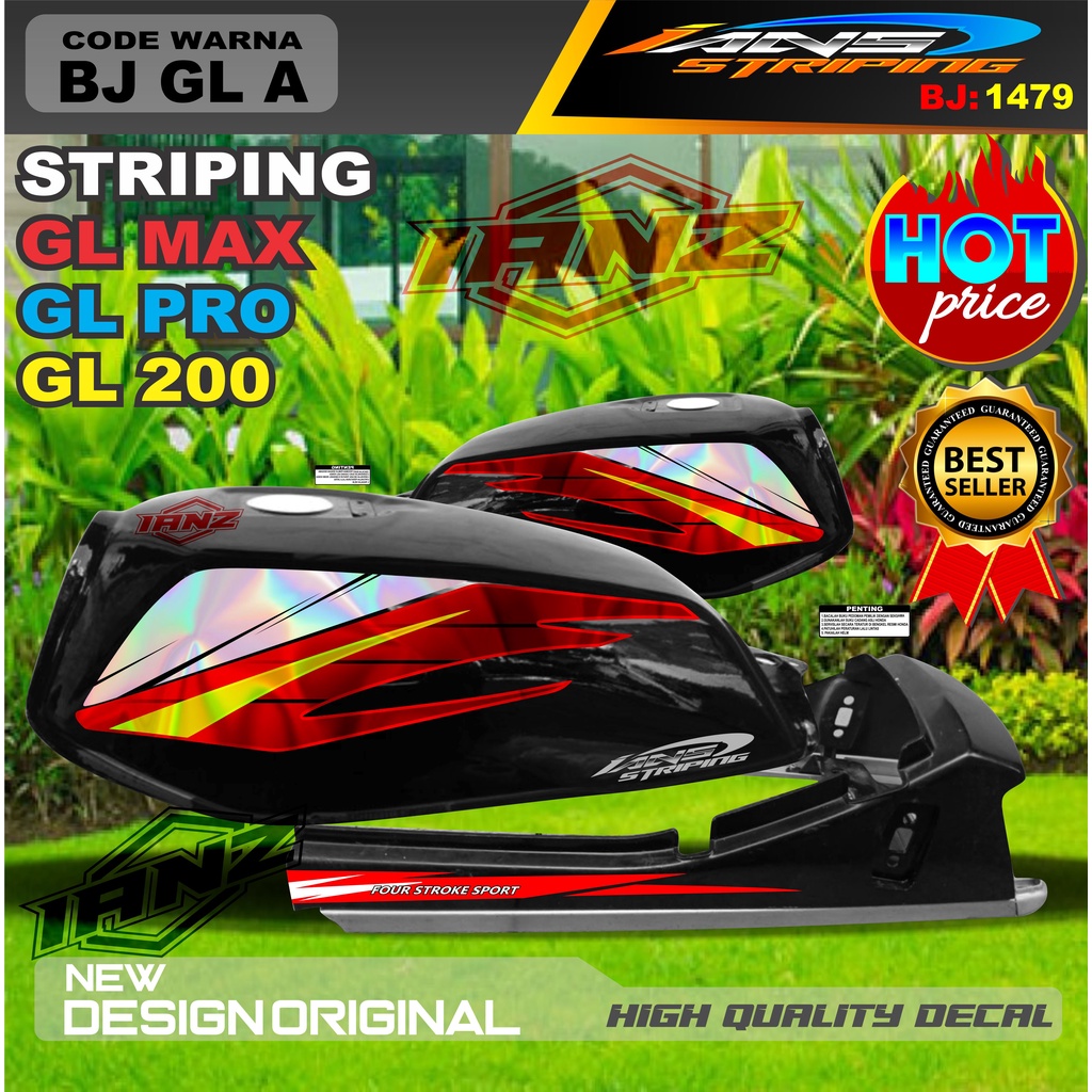 STRIPING COSTUM GL MAX VARIASI HOLOGRAM / STRIPING GL PRO MAX VARIASI HOLOGRAM / STRIPING GL