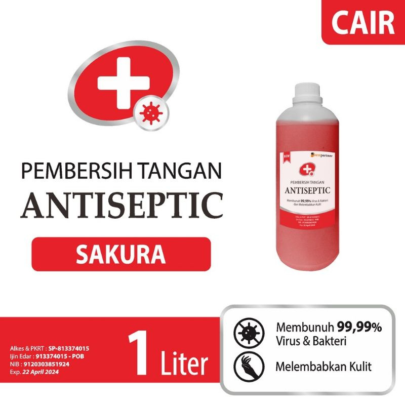 HandSanitizer pembersih antiseptic CAIR kemasan botol 1 liter