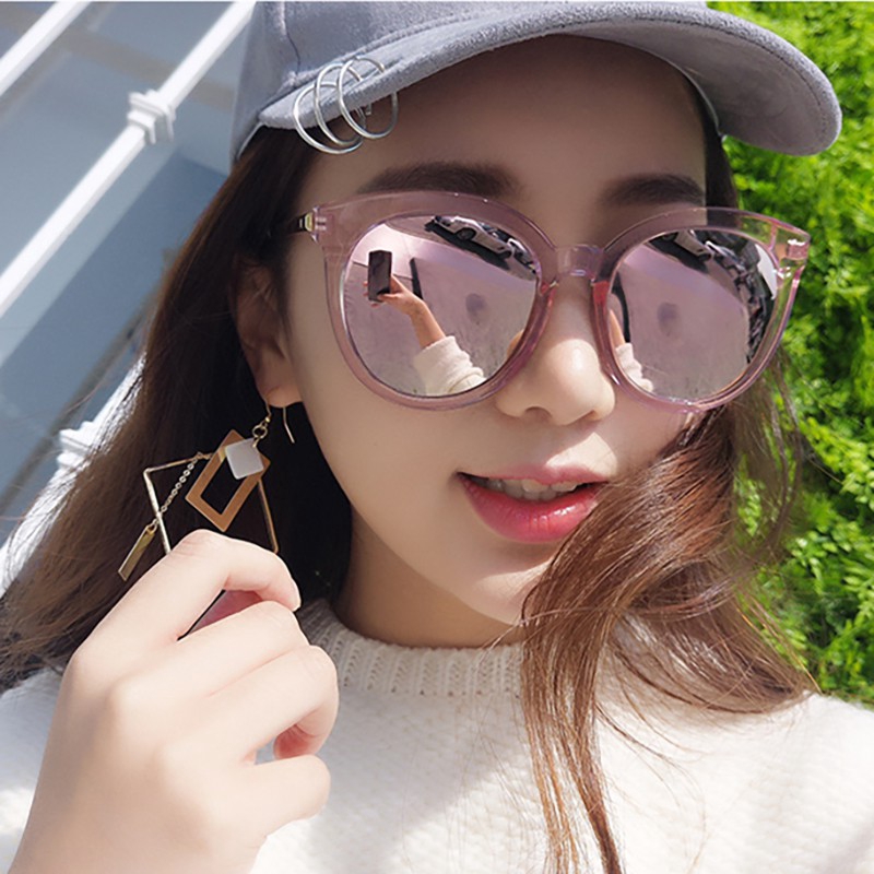 （YUZHU）COD Ulzzang Style Korea Fashion Putaran Sunglasses Wanita Populer Brand Designer Kedatangan Baru