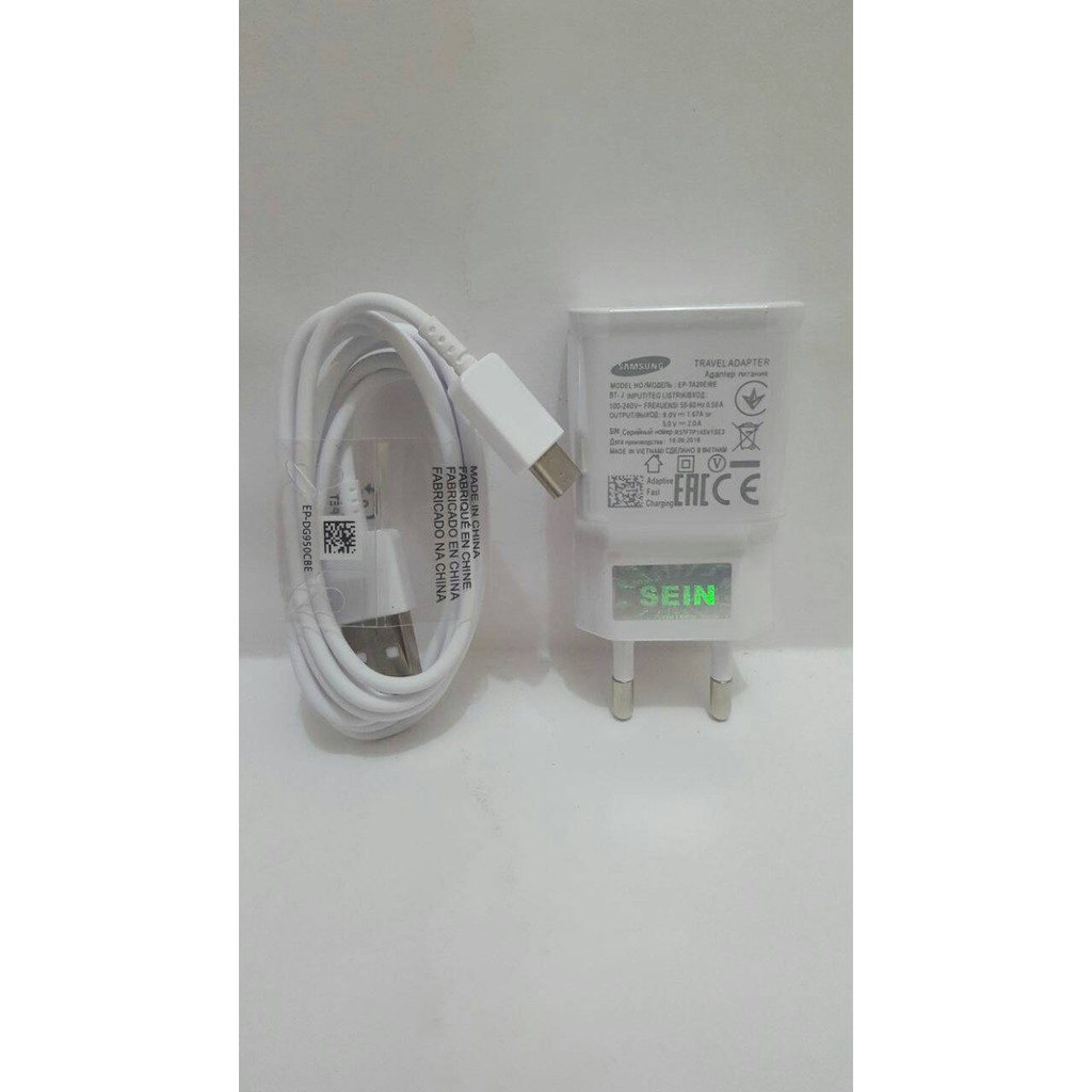 Charger Samsung S8 S9 S10 A50 A30 M30 M20 / S8 Plus / A3 2017 / A5 2017  / A7 2017 USB Type C Fast Charging Original