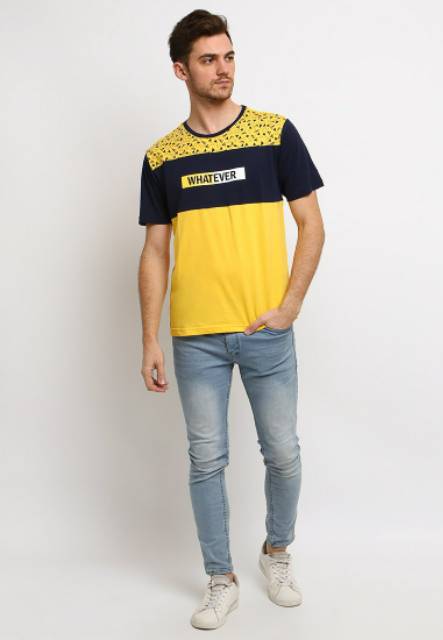 Kaus Kuning Whatever Casual POSHBOY