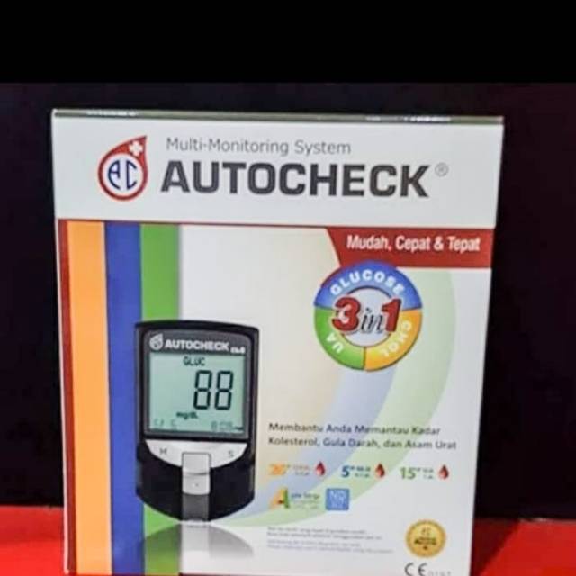 Alat Auto Check 3 in 1 GCU ( Gula Darah-Asam Urat-Kolesterol)