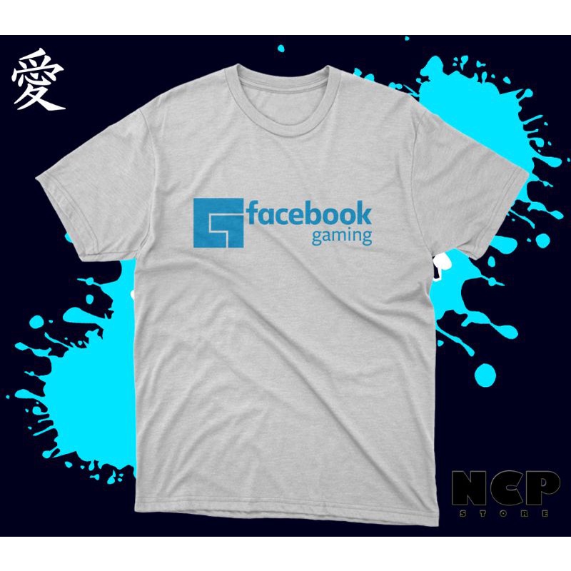 baju kaos distro facebook gaming cotton combad 30s