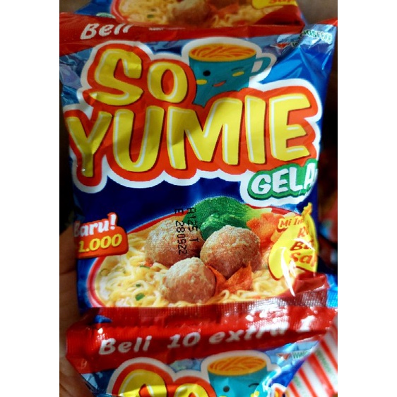 

So Yumie Gelas 30gr x 10 pcs