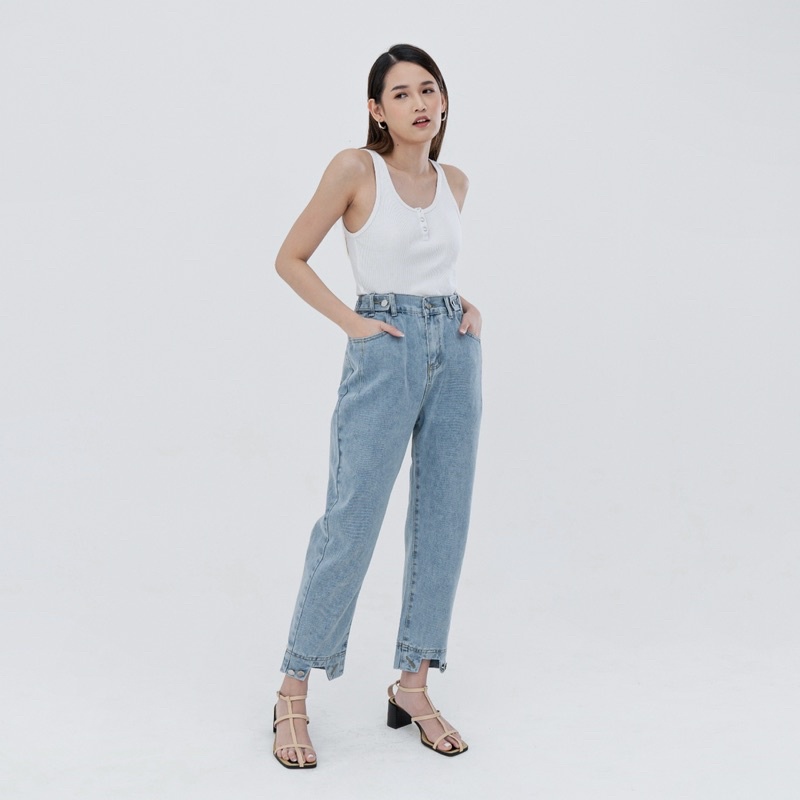 VIERLIN - Jeans 9017 -  CELANA JEANS HIGH WAIST WANITA