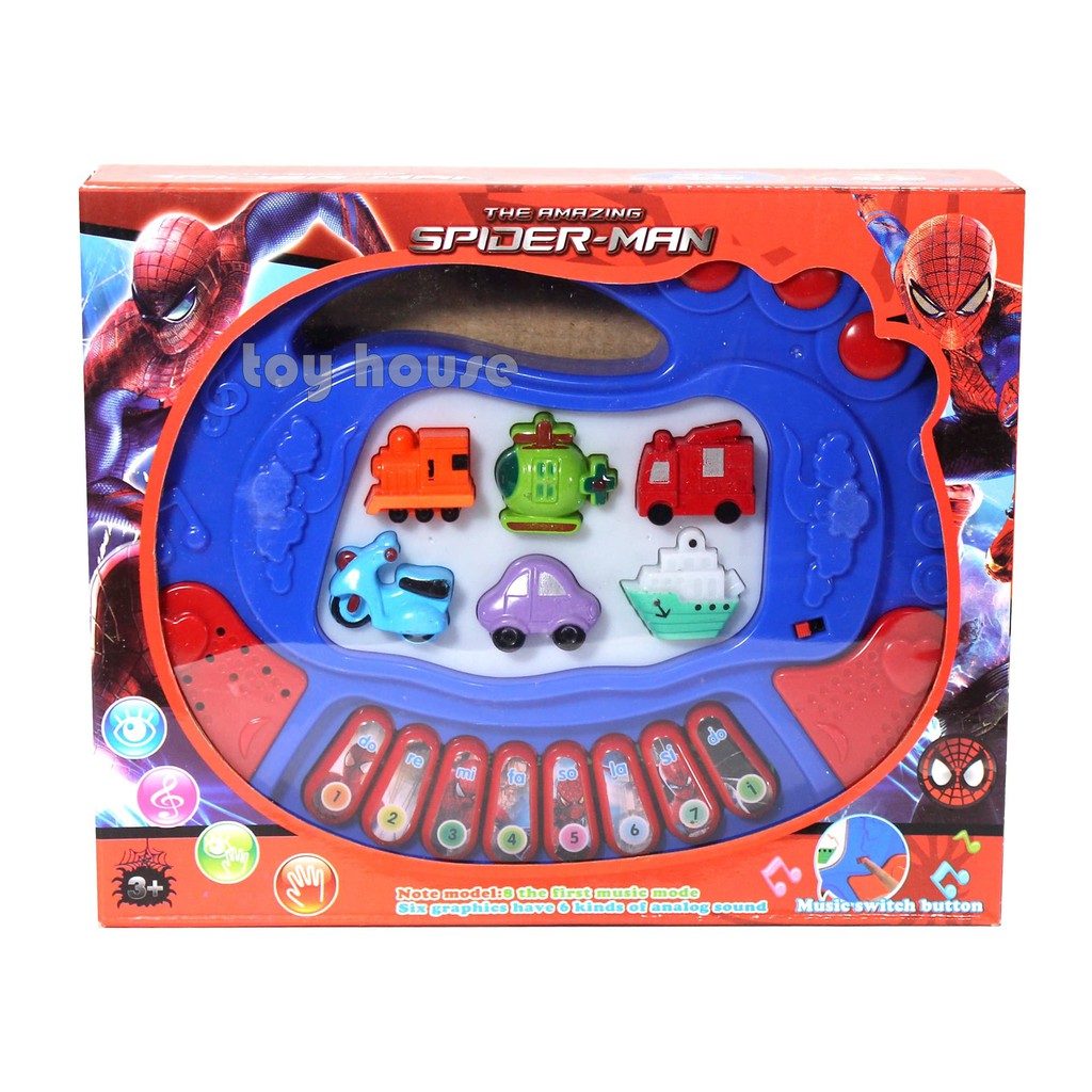 Mainan Edukasi Anak Piano Spiderman Kado Anak Murah mainan anak perempuan laki laki bayi cewek cowo