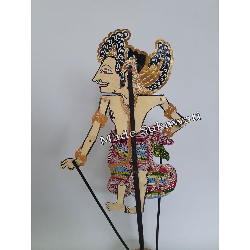 Kerajinan wayang kulit Nakula ukir bali Hiasan Handmade