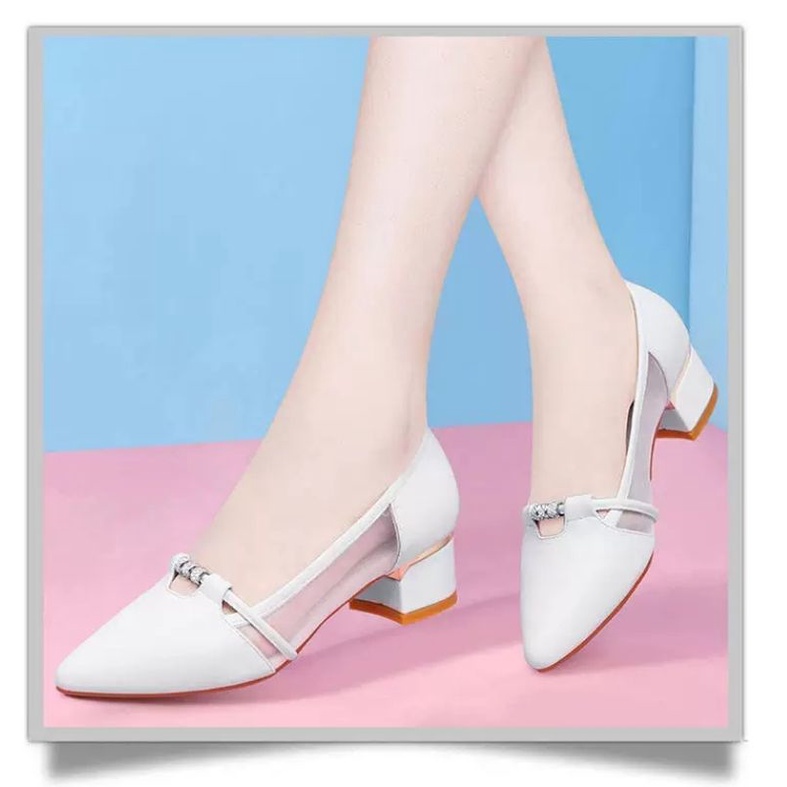 Sepatu Wanita High Heel Pentopel Mute  AG19