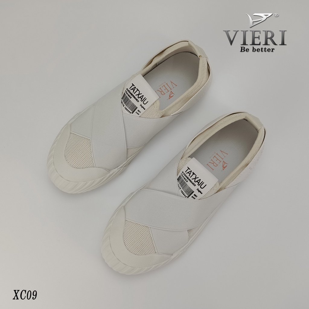 VIERI Sepatu Sneakers Wanita Import Sepatu Casual Warna Putih XP209-6