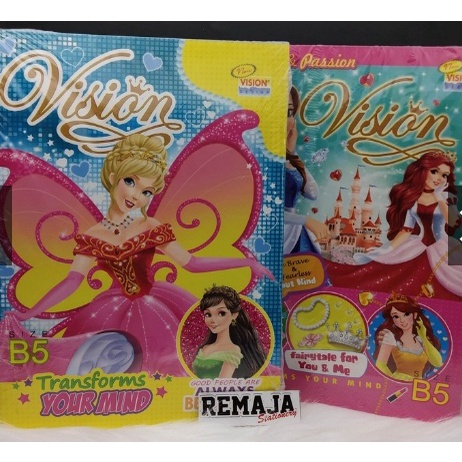 

buku tulis vision boxy ( 1PAK ) isi 6