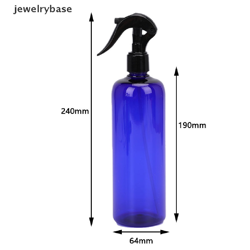 1pc Botol Semprot Kosong Isi Ulang Bahan Plastik Warna-Warni Ukuran 500ml