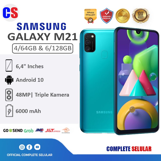 Samsung Galaxy M21 4 64 Samsung M21 4 64 Garansi Resmi Shopee Indonesia