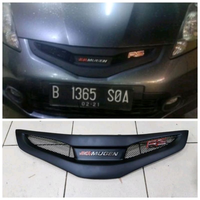 Grill Honda jazz RS/S 2008 2009 2010 Gril + emblem mugen dan RS