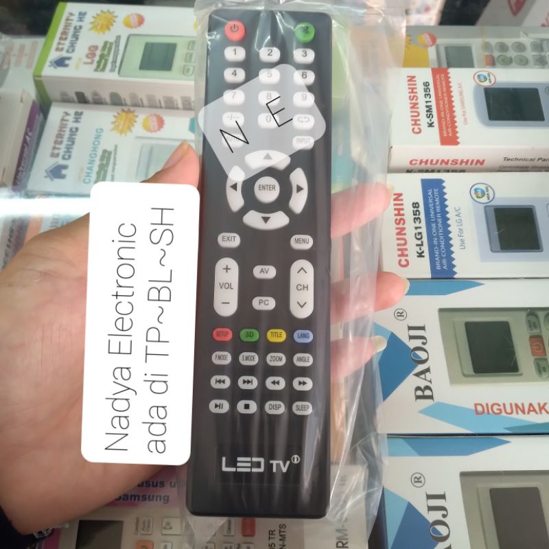REMOTE REMOT TV LED LCD AOYAMA IKEDO CHINA ORIGINAL ASLI
