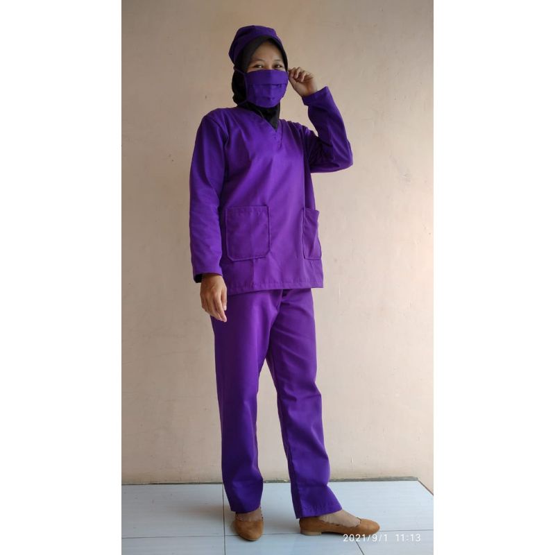 Baju ok lengan panjang jumbo/Baju ok lengan pendek jumbo  3L 4L 5L 6L 7L bahan american drill