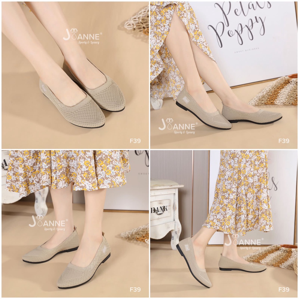 JOANNE FlyKnit Flat Shoes #F39 ORIGINAL