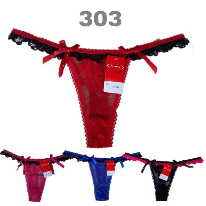 ready celana dalam transparan cd g string sorex 303 celana dalam wanita
