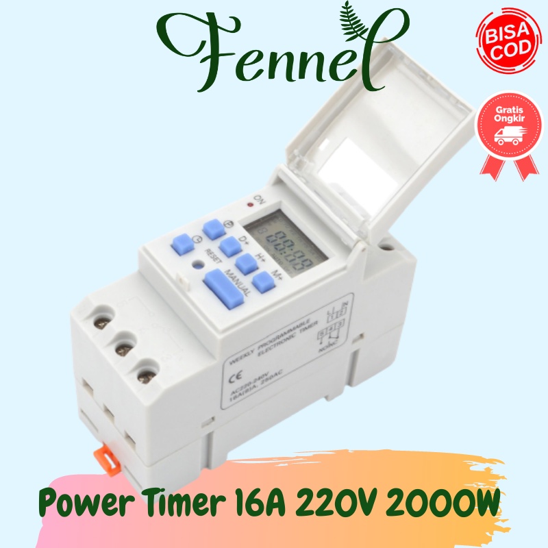 Power Timer Relay Listrik 16A 220V 2000W THC15A