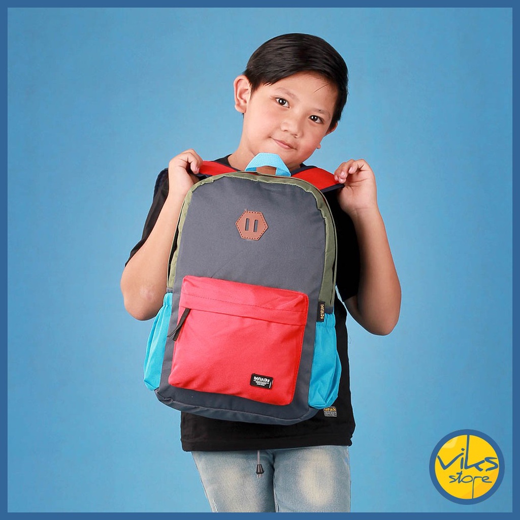 Tas Sekolah SD Anak Cowok Cewek Ukuran Sedang Tas Punggung Tas Ransel Backpack Premium