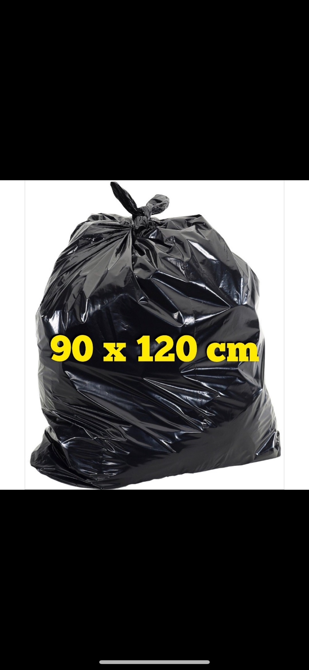 Kantong Sampah  90 * 120 Cm / Plastik Sampah / Kresek Sampah / Kresek Sampah (pack)
