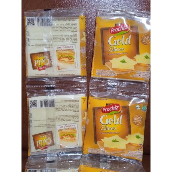 

Keju Prochiz Gold Slices (isi 8)