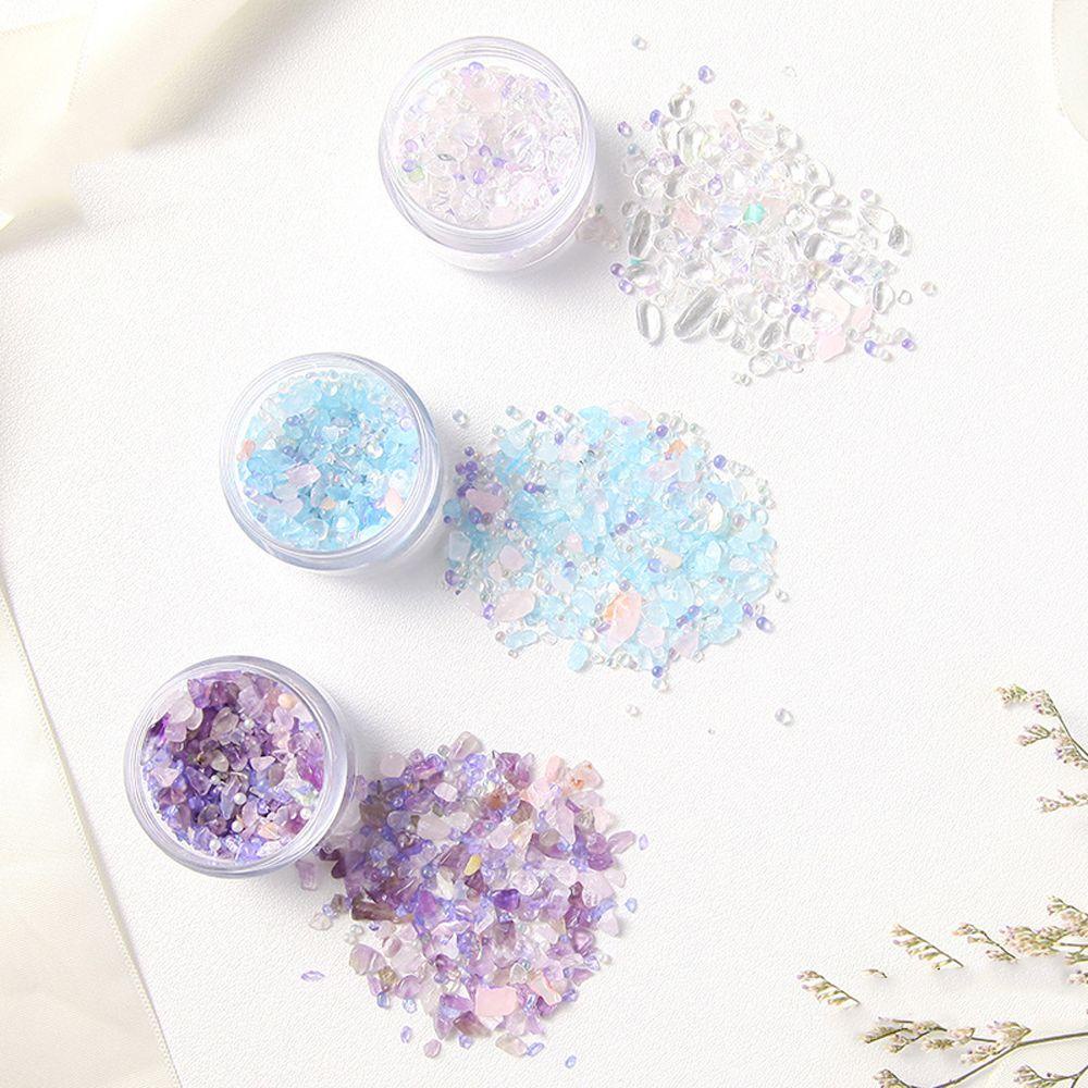 Mxbeauty Pesona Kuku AB Batu Tidak Teratur Manikur Aksesoris DIY Kerajinan Mutiara Permata 3D Nail Art Dekorasi