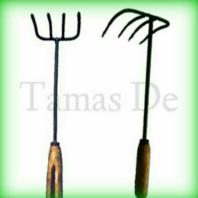 Cangkul garpu kecil  pancong kebun pacul garpu kecil