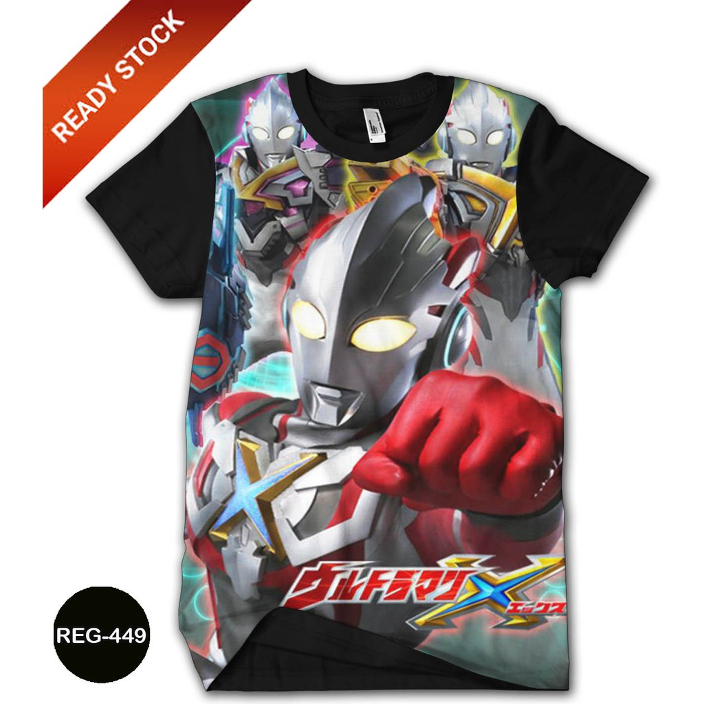 Kaos Ultraman X 3D Baju Anak dan Dewasa Ultraman Serial Tokusatsu