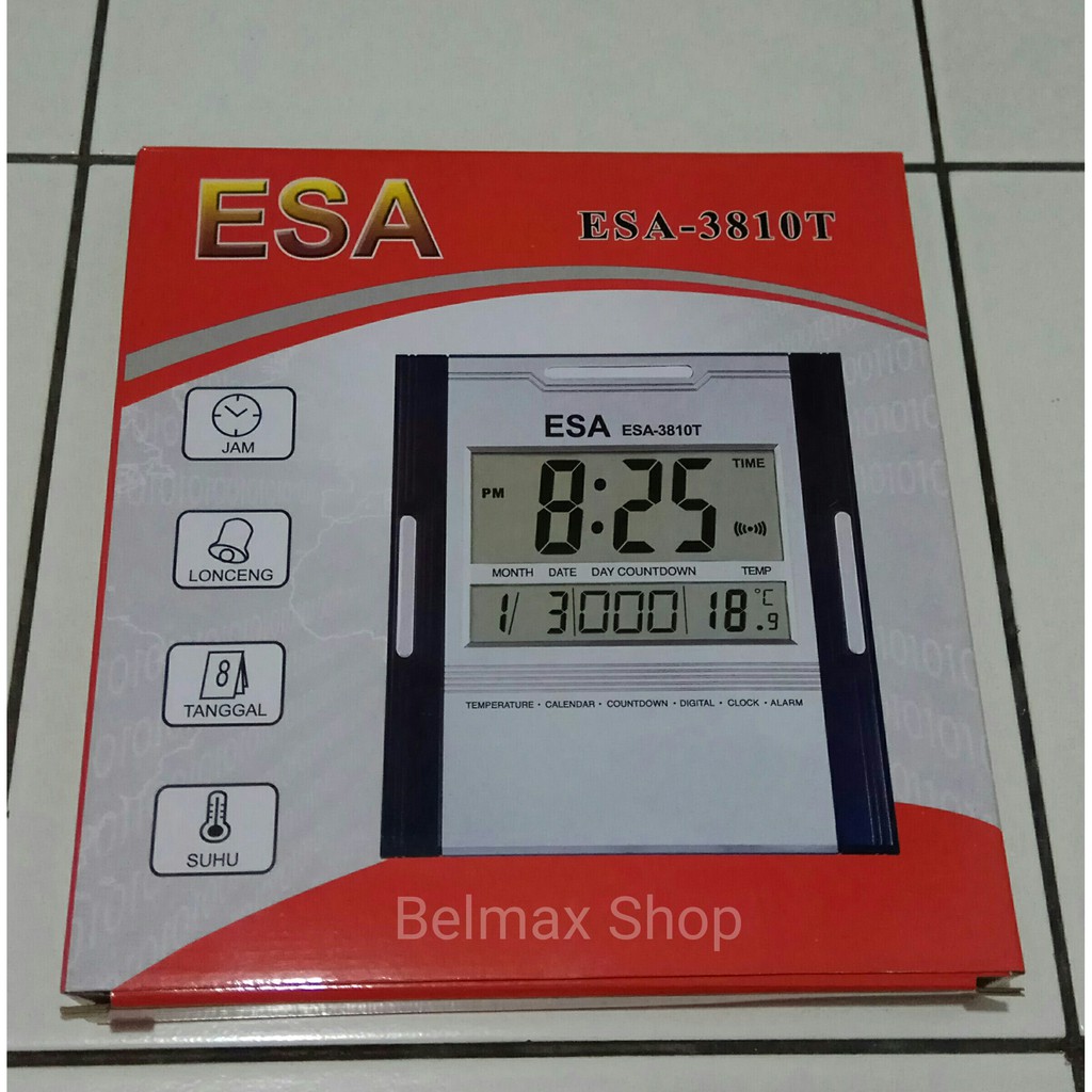 Jam Dinding Digital ESA