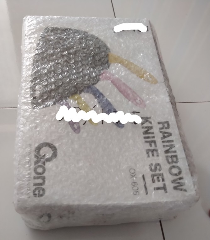 Oxone Ox606 Pisau Set Dapur Rainbow Knife Set Warna Warni Serba Guna Ox-606