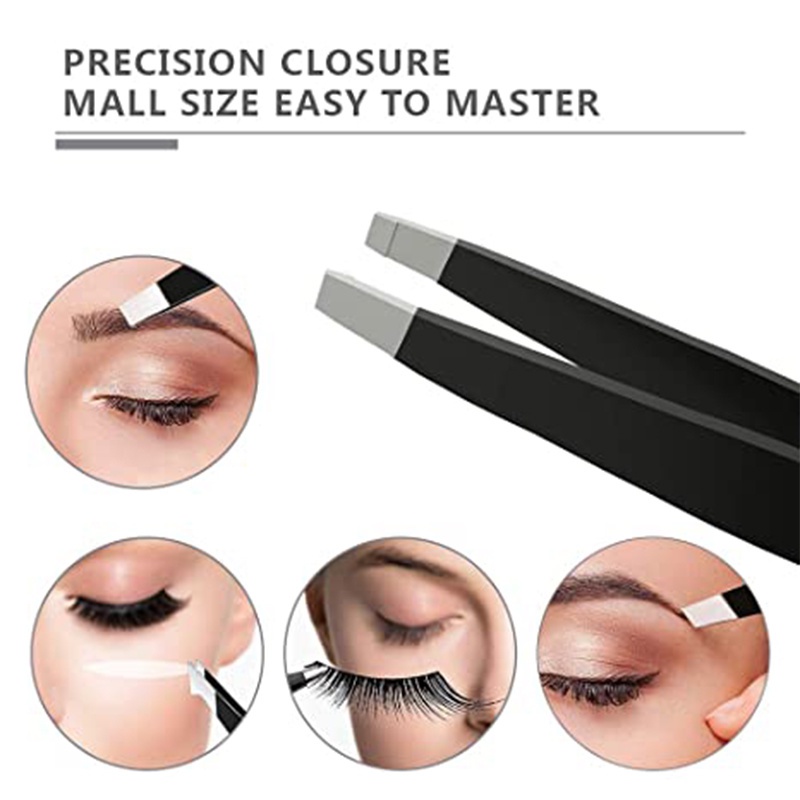 [4 Pcs/Set Multifunctional Eyebrow Clip] [Stainless Steel Tweezer Epilation Clip] [Beauty Makeup Tools]