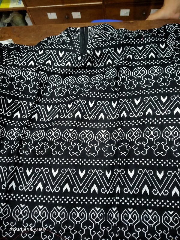 Batik Tunik Shibori Jumputan Terbar /zkl35 Yelbor Navbor / Merkunhi / Original..p
