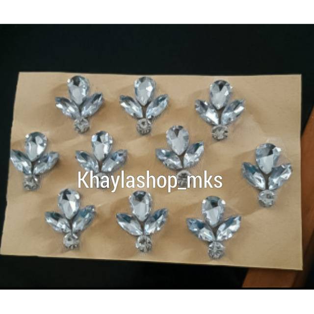 DIAMOND / PAYET RANGKAI / PAYET RANGKAI TABUR PAYET RANGKAI BUNGA BUD FLOWERS