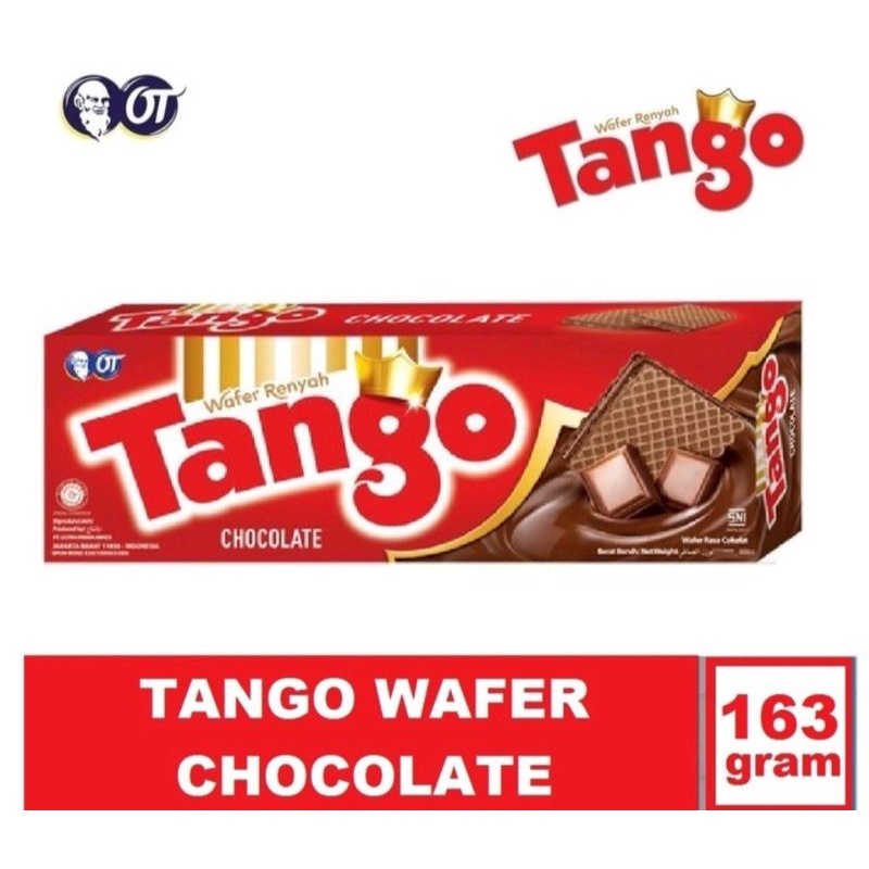 Tango wafer Chocolate 163gr per pack