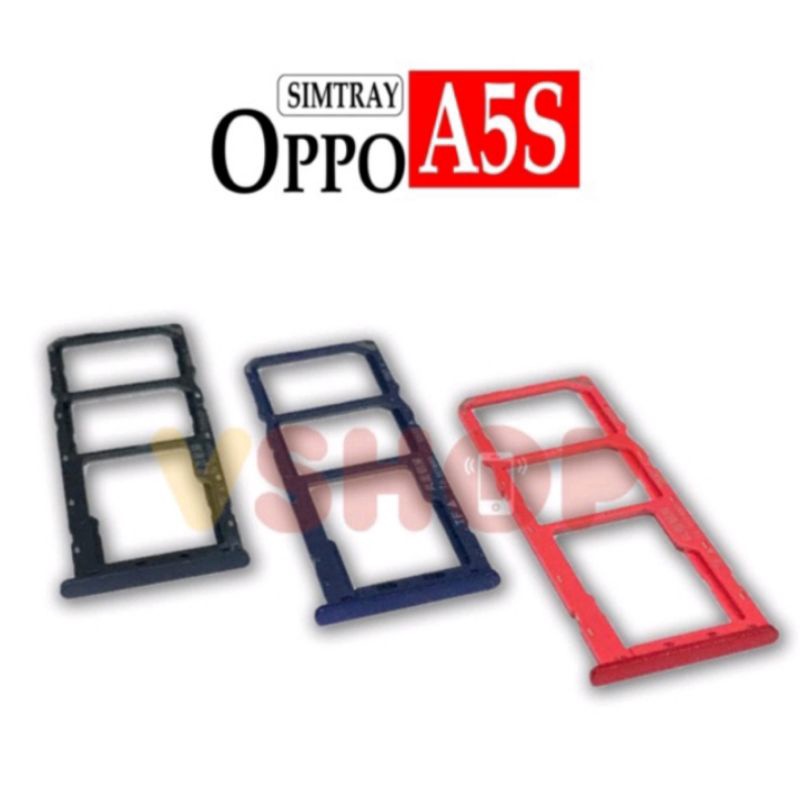 Sim Tray Slot Sim Card Tempat Kartu Hp Oppo A5s
