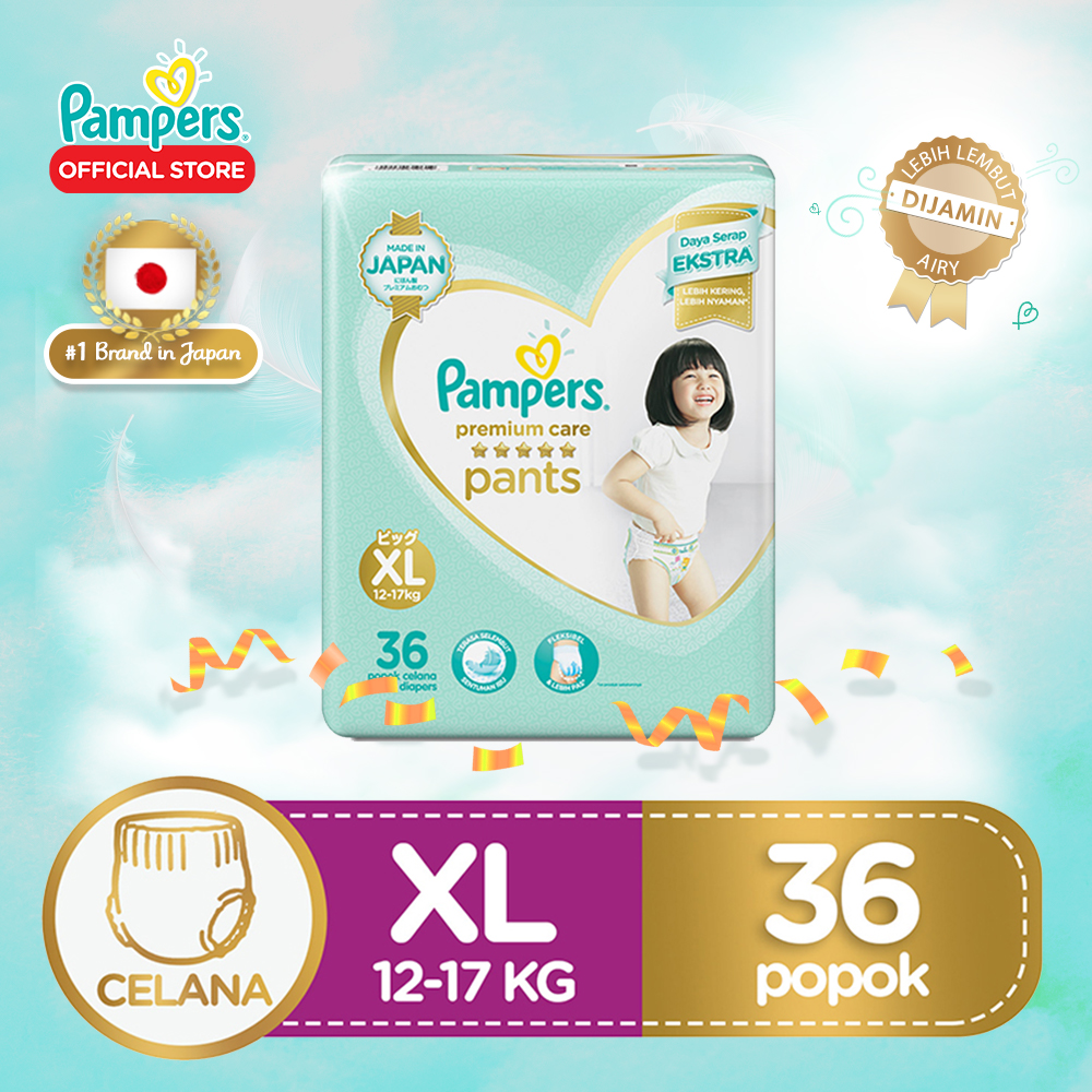 Pampers Premium Care Celana XL 36 pcs â€