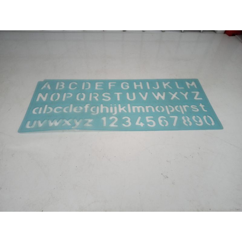 

Penggaris Sablon Abjad Huruf BT-270