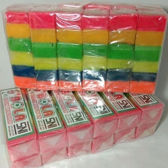 Bola Lilin Mainan / Plastisin isi 6 warna / Malam / Mainan Edukasi - Padasamah