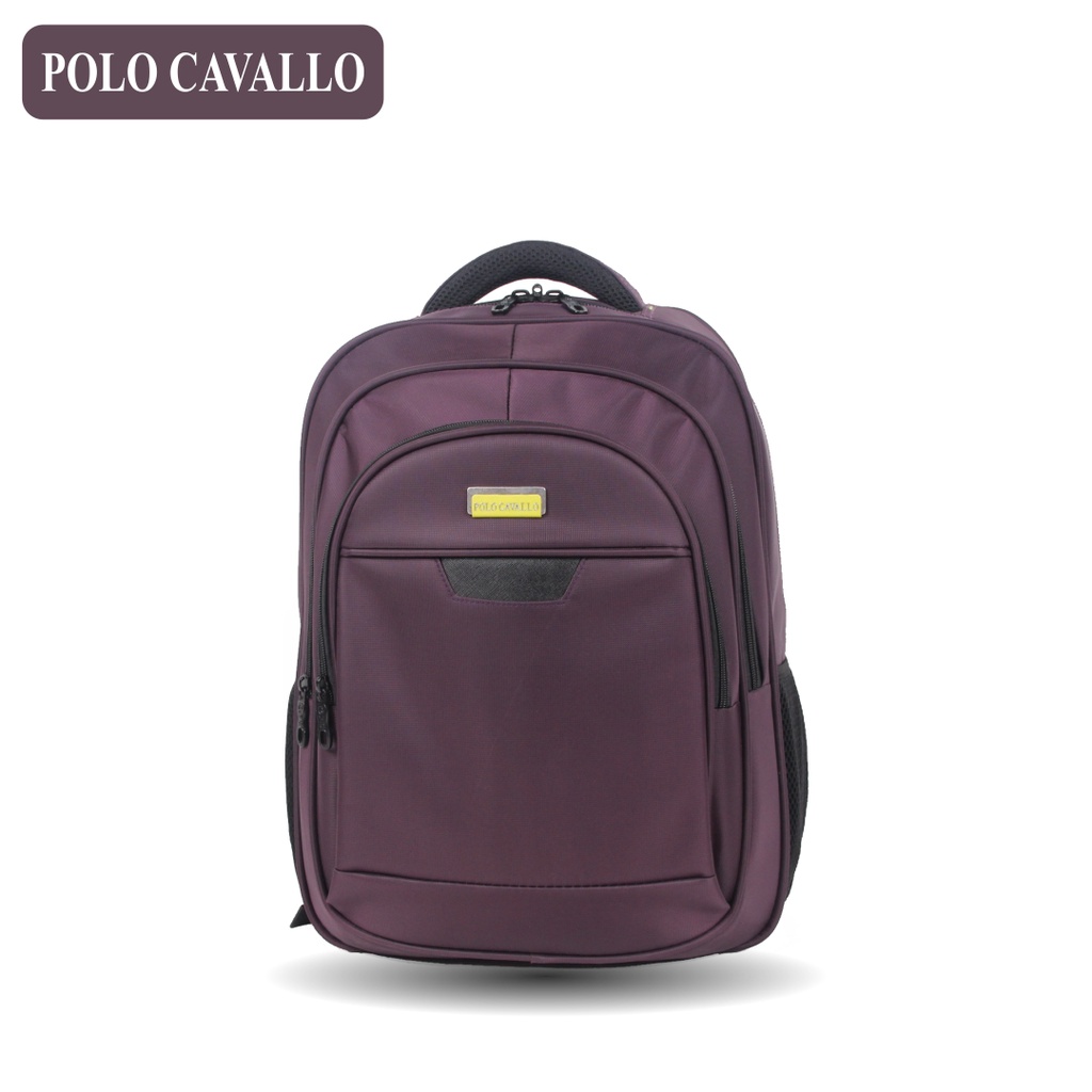 [KLIKTAS] Tas Ransel Laptop Pria Impor Polo Cavallo - JJ 77207 - Backpack kerja kantor Dinas