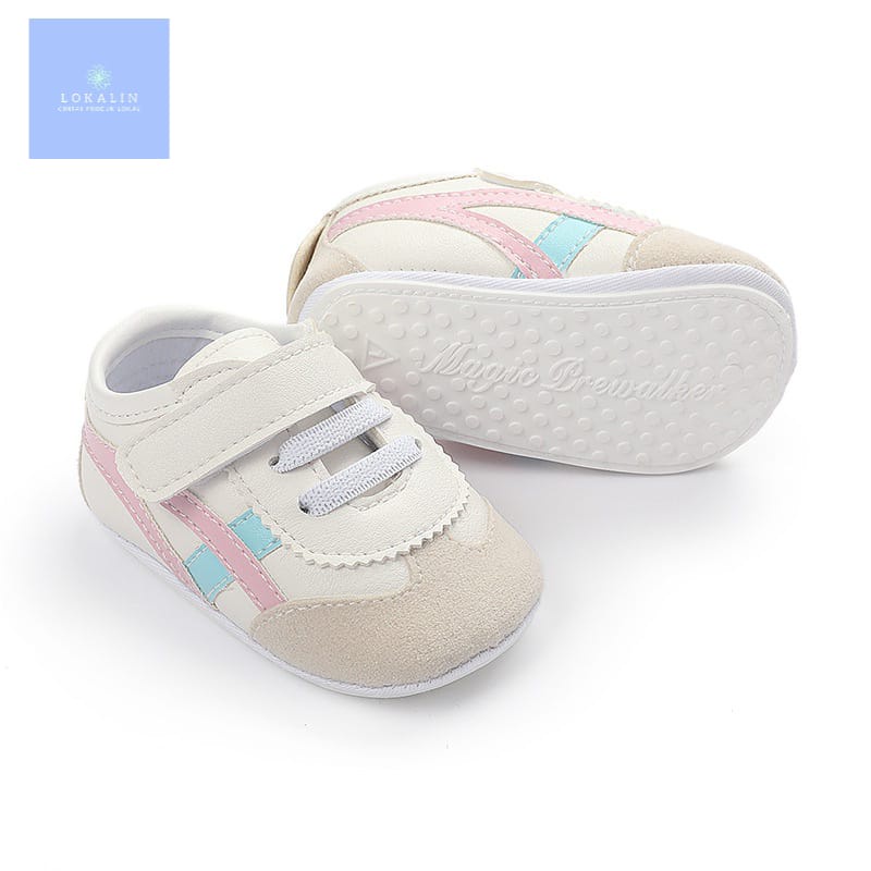 Sepatu Bayi Laki-Laki Asc-Prewalker Sneakers Perempuan 0-14 Bulan