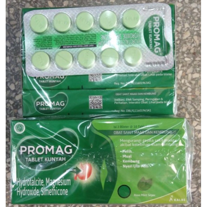 Promag Tab (BARU) 1 bal isi 4 ktk