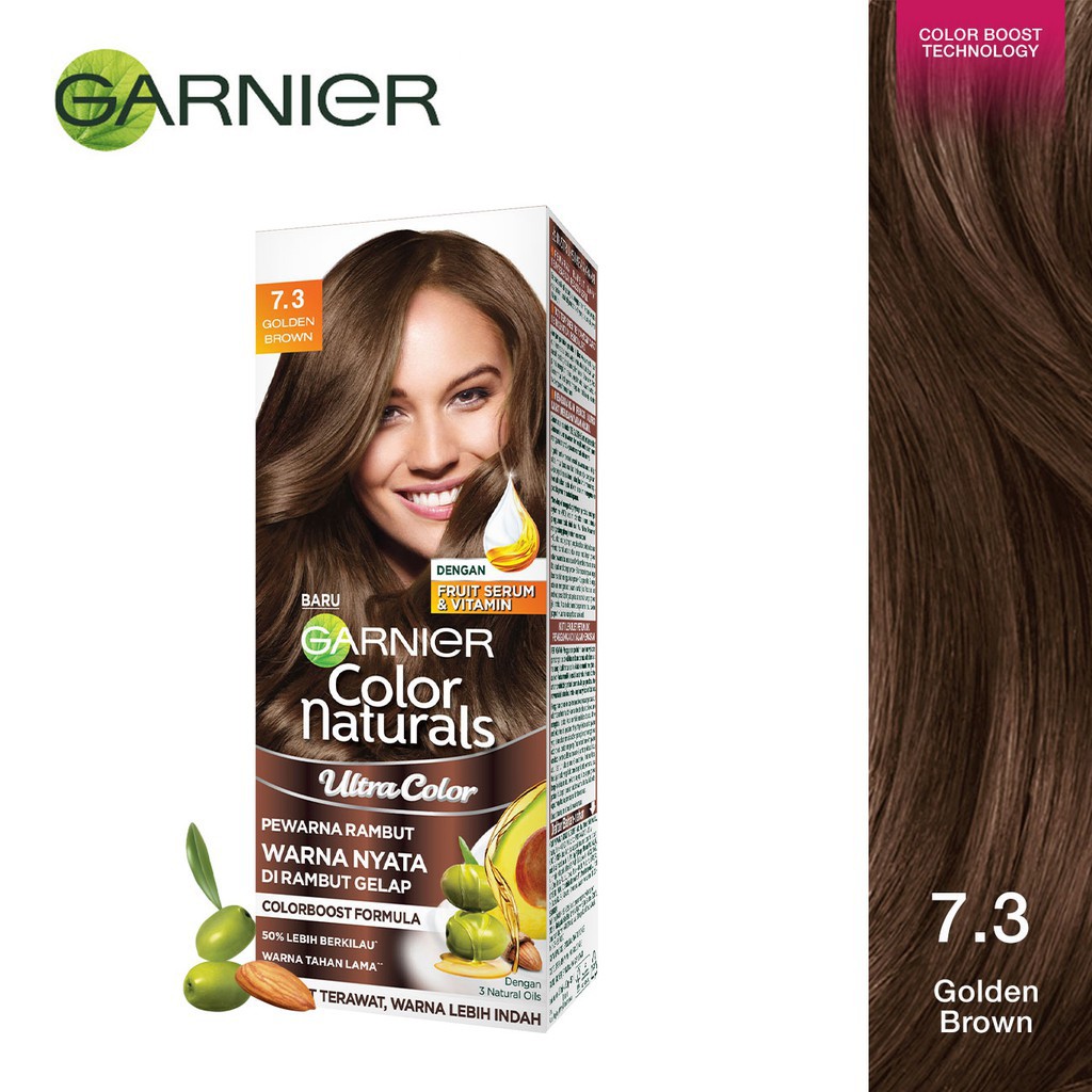 Garnier Cat Rambut Color Naturals Creme Hair Color Box