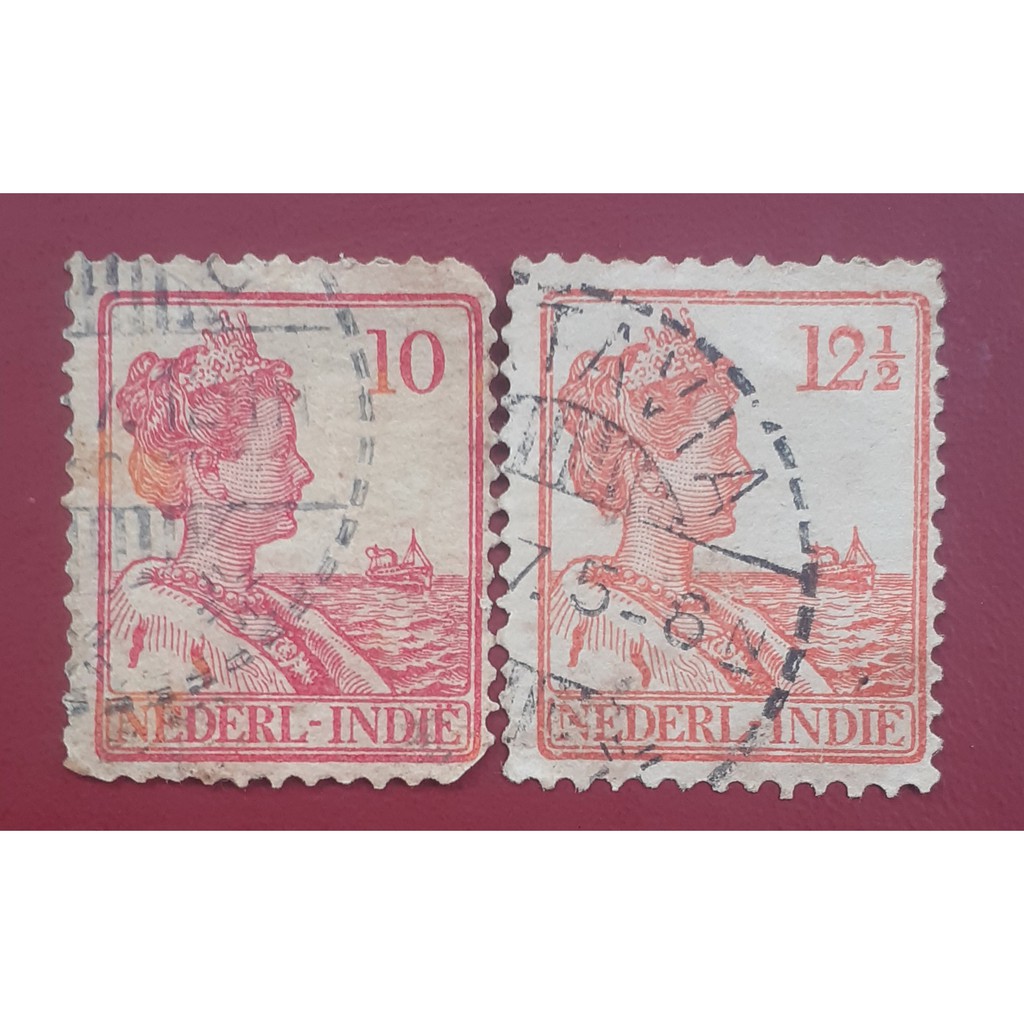 

PERANGKO NETHERLAND INDIE/PERANGKO HINDIA BELANDA RATU WILHELMINA/NEDERL INDIE QIEEN WILHELMINA 1922/HARGA PER PCS