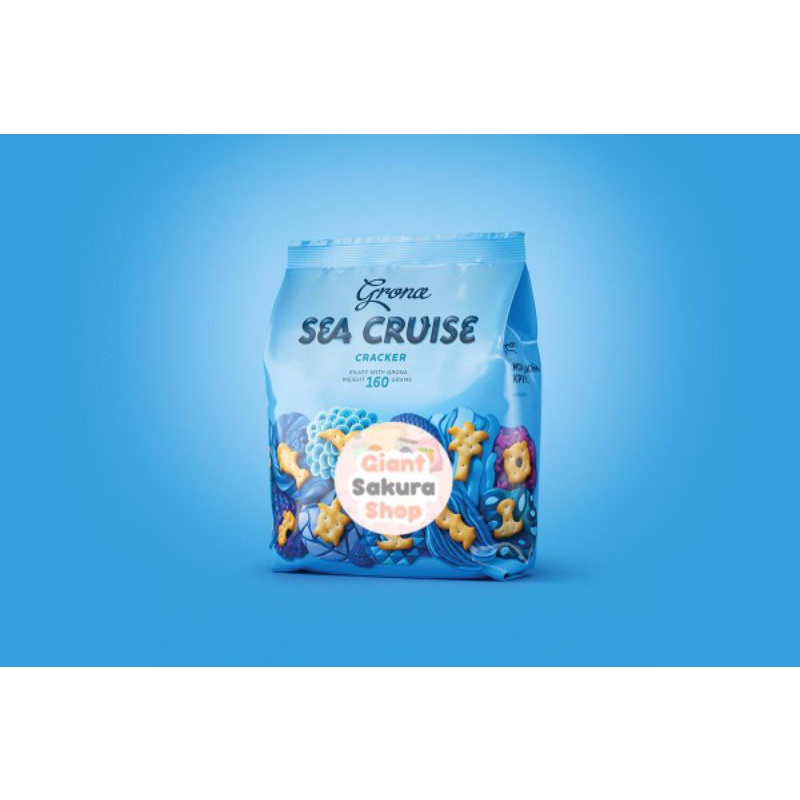 

Grona Crackers Sea Cruise / biskuit impor / biskuit / cemilan