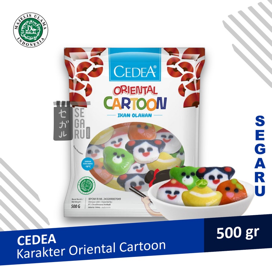 CEDEA Ikan Olahan Karakter Oriental Cartoon / Farm Animals 500g