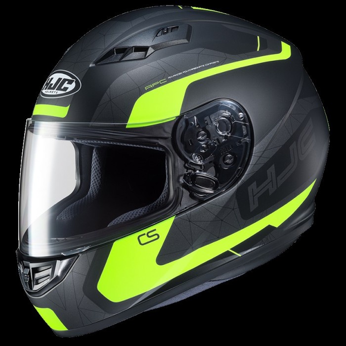 hjc cs yellow black