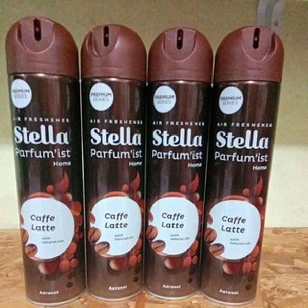 [LUAR PULAU WAJIB KARGO] [400ML] [SPRAY] [BPOM] STELLA AIR FRESHENER AROMA KOPI COFFEE | PENGHARUM RUANGAN SPRAY_Cerianti