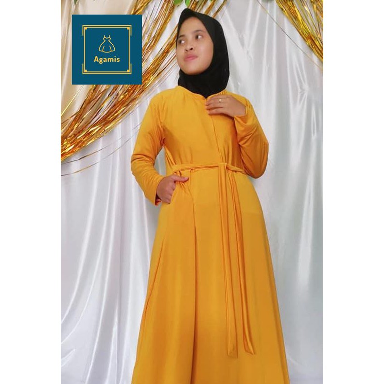 GAMIS POLOS BAHAN JERSEY WARNA
