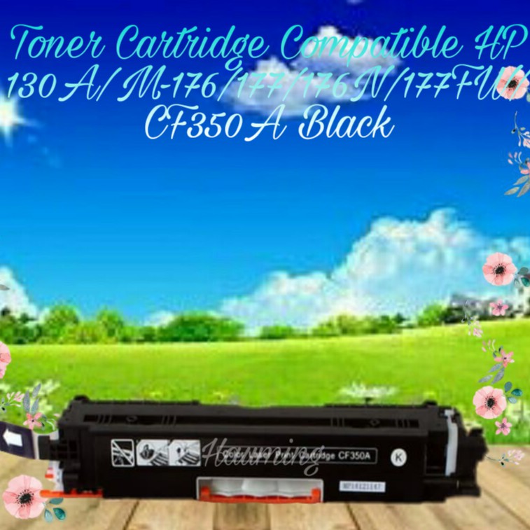 Toner Cartridge Compatible 130A cf350 M176 M177 M176N M177FW M-176 177 176N 177FW CF350A Black